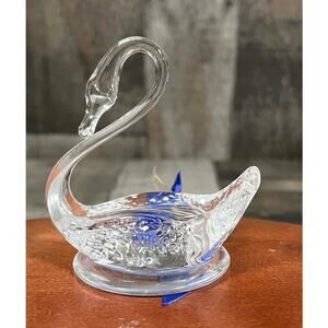 Crystal Swan made in Ireland Mouth Blown byTipperary